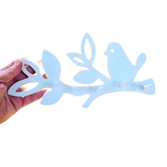 جا کلیدی طرح پرنده دیواری